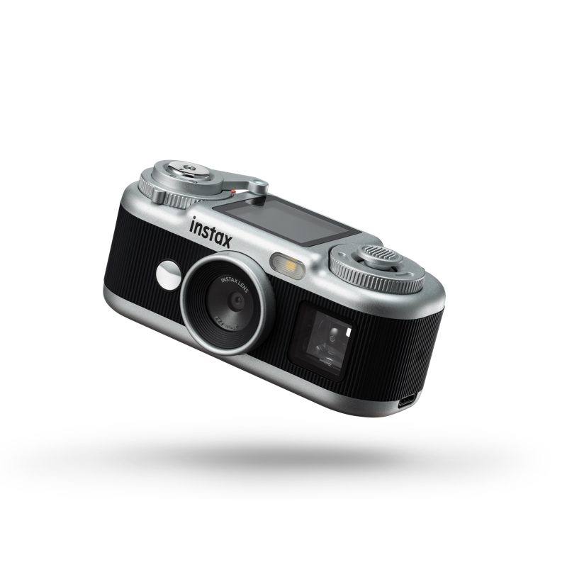 The instax Pal 2 in black: Fujifilm's palm-sized digital camera, successor to the 2023 original, priced at $169.95.