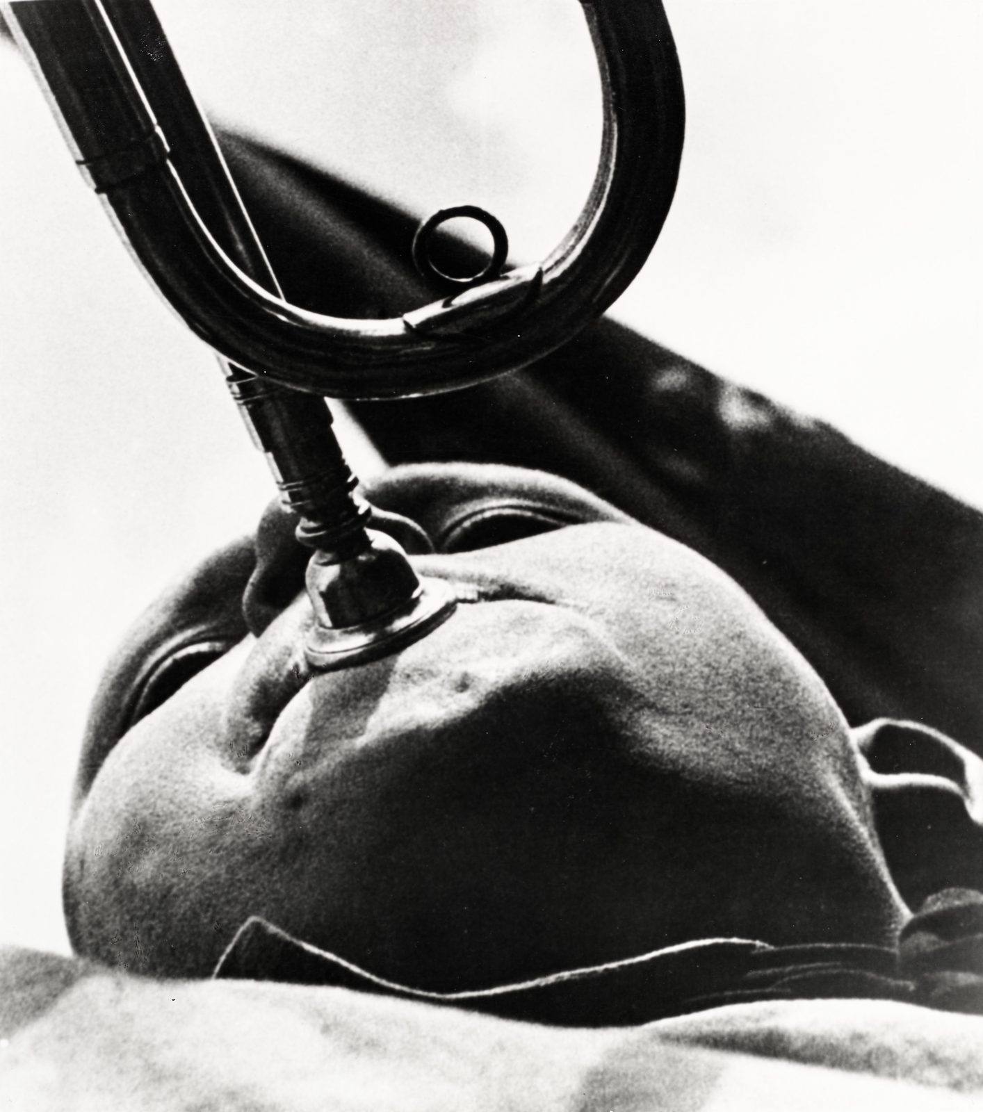 Alexander Rodchenko's Pioneer With A Trumpet (1930), Lot 10, estimated at €2,000 to 2,500: constructivism at an accessible entry point.
