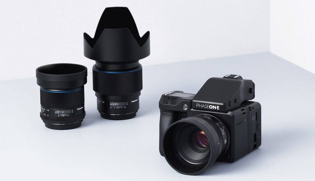 The Phase One XF IQ4 150MP system, built around a 53.4 by 40mm backside-illuminated sensor.